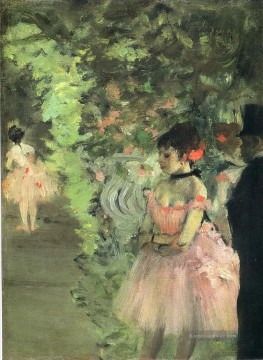 Edgar Degas Werke - Tänzer hinter den Kulissen 1872 Edgar Degas